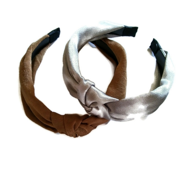 Soft Silver and Soft Bronze Headbands - Picture 1 of 1